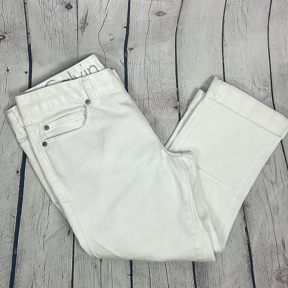 Calvin Klein Jeans Capris/Cropped White 28/6